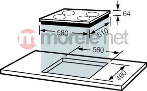 Płyta grzewcza Mastercook IDI 64 S 3