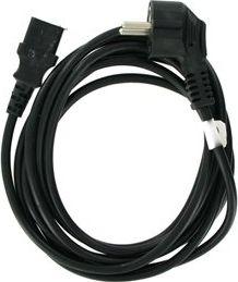Kabel zasilający 4World komputerowy Euro/IEC C14 3.0m (05268) 3