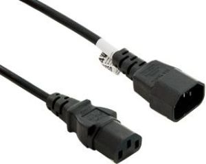 Kabel zasilający 4World przedłużający IEC320 C13/C14, 1.8m 1