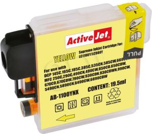 Tusz Activejet tusz AB-1100YNX / LC-1100Y (yellow) 2