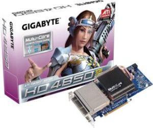 Karta graficzna Gigabyte Radeon HD 4850 1GB (256 bit) DDR3, HDMI/2xDualDVI, CF, HDCP, box (GV-R485MC-1GI) 1