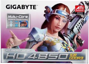 Karta graficzna Gigabyte Radeon HD 4850 1GB (256 bit) DDR3, HDMI/2xDualDVI, CF, HDCP, box (GV-R485MC-1GI) 5