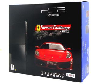 Sony PlayStation 2 N czarna - zestaw z grą Ferrari Challenge 1