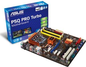 Płyta główna Quer P5Q PRO TURBO Intel P45 Socket 775 (2xPCX/DZW/GLAN/SATA/RAID/DDR2/CROSSFIRE_X) 1