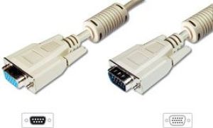 Kabel Digitus D-Sub (VGA) - D-Sub (VGA) 10m szary (AK3750XF/AK3750XFIMP) 1