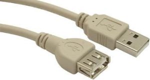 Kabel USB Gembird AM-AF przedłużacz USB 2.0 3M (CC-USB2-AMAF-10) 1