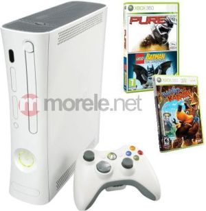 Microsoft Xbox 360 Arcade Jasper + Banjo Kazooie Nuts & Bolts + Lego Batman + Pure 1
