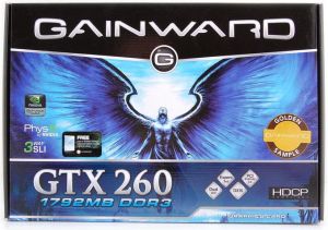 Karta graficzna Gainward GeForce GTX 260 1792 MB DDR3/448bit DVI/HDMI PCI-E (Golden Sample) (585/1998) 8