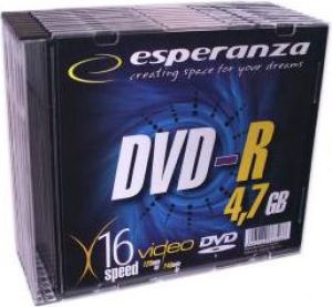 Esperanza DVD-R 4.7 GB 16x 10 sztuk (E5905784763279) 1