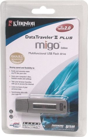Pendrive Kingston Data Traveler II Plus Migo 2GB 2