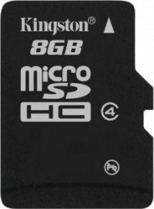 Karta Kingston MicroSDHC 8 GB Class 4  (SDC48GBSP) 1