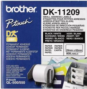 Brother taśma DK-11209 (black on white) 1
