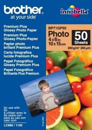 Brother Papier fotograficzny do drukarki A6 (BP71GP50) 1
