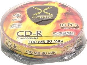 Extreme CD-R 700 MB 52x 10 sztuk (E5905784761350) 1