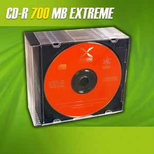 Extreme CD-R 700 MB 52x 10 sztuk (E5905784761374) 1