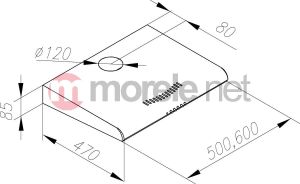 Okap Amica OSC-521 2