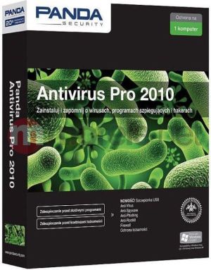 Panda Software Antivirus Pro 2010 + Firewall (1 st. 12 mies.) OEM 1