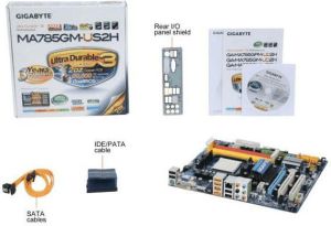 Płyta główna Gigabyte GA-MA785GM-US2H (PCX/VGA/DZW/GLAN/SATA/RAID/DDR2/CrossFireX) 4
