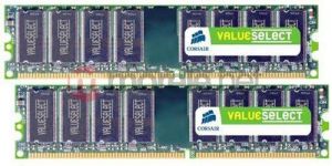 Pamięć Corsair Value Select, DDR2, 4 GB, 800MHz, CL5 (VS4GBKIT800D2) 1