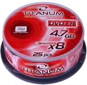 Titanum DVD+R 4.7 GB 8x 25 sztuk (E5905784762500) 1