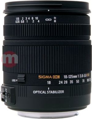 Obiektyw Sigma 18-125 mm f/3.8-5.6 DC OS HSM (853954) Canon 1