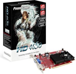 Karta graficzna Power Color Radeon HD4650 512MB DDR2/128bit DVI/HDMI PCI-E (600/800) 1