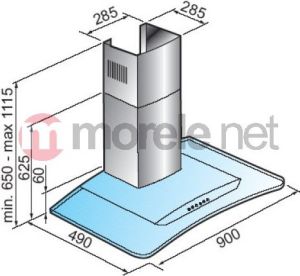 Okap Ardo MG 90 GLASS 3