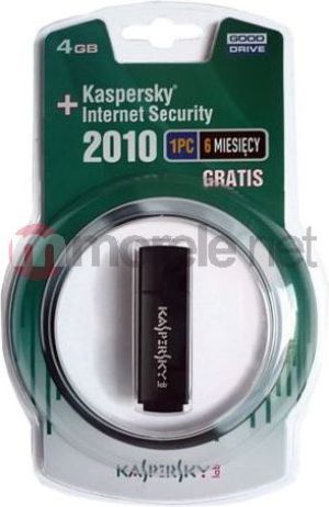 Kaspersky Lab Internet Security 2010 (1 st. 6 mies.) + 4 GB Pendrive 1
