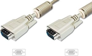 Kabel Digitus D-Sub (VGA) - D-Sub (VGA) 1.8m biały (AK5320XF) 1