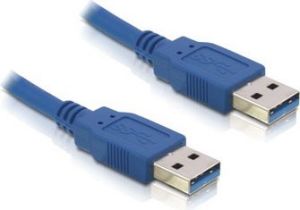 Kabel USB Delock USB-A - USB-A 1.5 m Niebieski (82430) 1