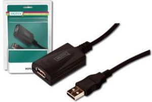 Kabel USB Digitus repeater USB 2.0 Digitus o długości 5m DA-70130-3/A-DA-70130-3 1