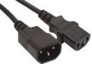Kabel zasilający Gembird przedłużający VDE IEC320 C13/C14, 1,8m (gruby) (PC-189-VDE) 1