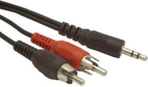 Kabel Gembird Jack 3.5mm - RCA (Cinch) x2 1.5m czarny (CCA458) 1