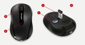Mysz Microsoft Wireless Mobile Mouse 4000 (D5D-00006) 2
