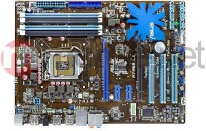 Płyta główna Asus P7P55 LX Intel P55 LGA 1156 (2xPCX/DZW/GLAN/SATA/RAID/DDR3/CrossFireX) 2