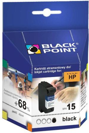 Tusz Black Point tusz BPH15 / C6615NE nr 15 (black) 1