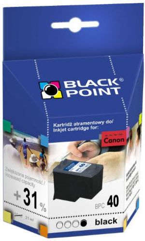 Tusz Black Point tusz BPC 40 (PG-40) Black 1