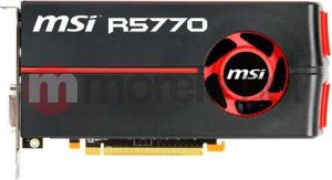 Karta graficzna MSI Radeon HD5770, 1GB DDR5, PCI-E 2.1, 2xDualDVI, HDMI, D-sub, retail (R5770-PM2D1G) 1