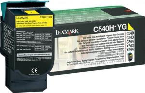 Toner Lexmark C540H1YG Yellow Oryginał  (C540H1YG) 1
