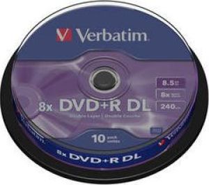 Verbatim DVD+R DL 8.5 GB 8x 10 sztuk (V43666) 2