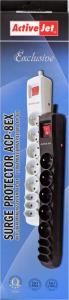 Listwa zasilająca Activejet Exclusive przeciwprzepięciowa 8 gniazd 3 m czarna 3