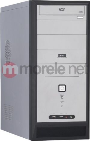 Obudowa Modecom DEBUT SILVER+BLA. LOGIC 350W 1