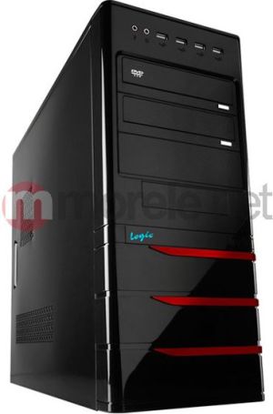 Obudowa Modecom LOGIC B23 BLACK BEZ ZASILACZA 1