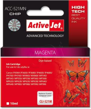 Tusz Activejet tusz ACC-521MN / CLI-521M (magenta) 1