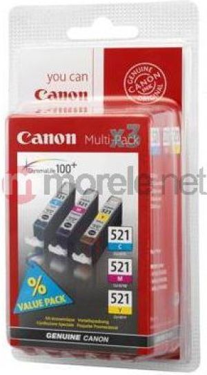 Tusz Canon zestaw tuszy CLI-521CMY (cyan, magenta, yellow) 1