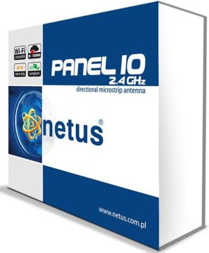 Antena Netus PANEL 10 dBI 3m 2,4 GHz wtyk RSMA 4