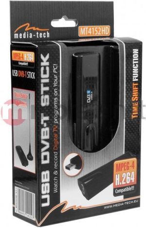 Media-Tech Tuner cyfrowy USB DVB T-STICK Mini USB (MT-4152HD) 4
