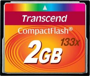Karta Transcend 133x Compact Flash 2 GB  (TS2GCF133) 1
