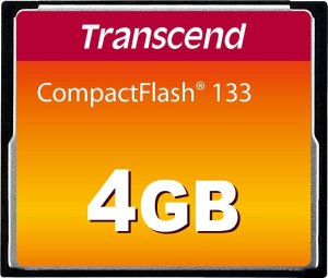 Karta Transcend 133x Compact Flash 4 GB  (TS4GCF133) 1