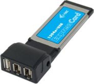 Kontroler I-TEC Express card to 2x Firewire 1394A and 1x USB 2.0 combo 1